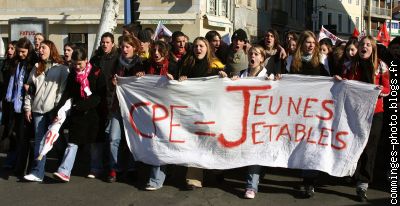 manif anti CPE Saint-Gaudens 2006