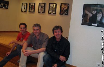 Raphaël Kann, Eric Santucq et Pierre Barat de gauche à droite.
